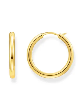 Thomas Sabo CR745-413-39 Bold - Gold-plated Hoop Earrings 26,8 mm Ladies