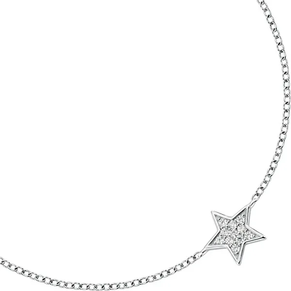 Silver bracelet Star with zircons Silver LPS05AWV22