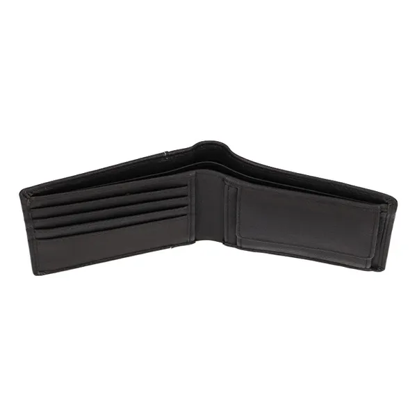 Men's leather wallet 25070222 BLK