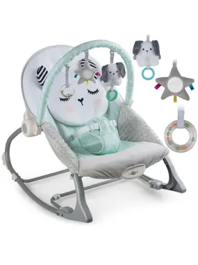 Rocking chair with vibration NUKIDO - mint