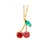 Gold Plated Cherry Necklace 12443G