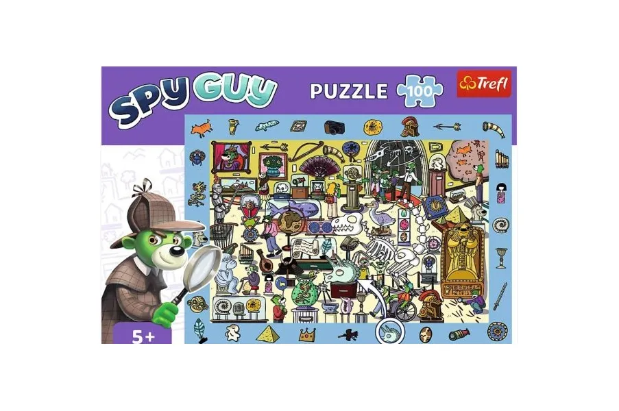 Puzzle 100 elementów Obserwacyjne Spy Guy Muzeum