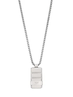 Modern steel necklace for men EGS3078040