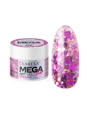 MegaStar Art Gel Pink Pixel decoration gel 10g