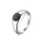 Modern steel ring for men Ripple SRP36