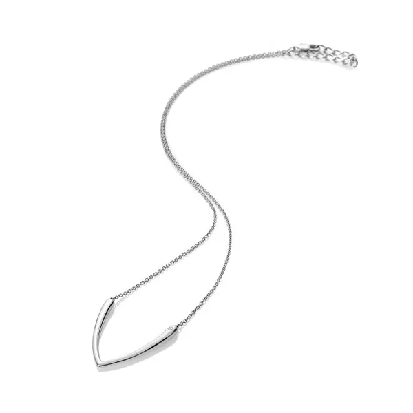 Original silver necklace with diamond Reflect DN159