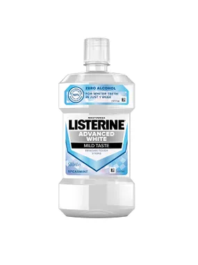 Advanced White Mild Taste Mouthwash, 500 ml