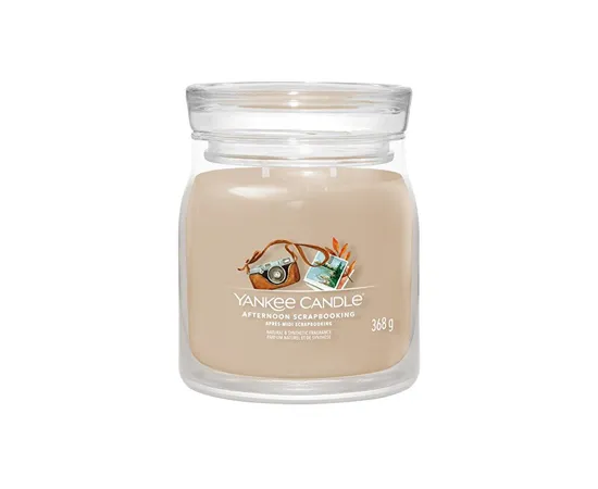 Aromatic candle Signature glass medium Afternoon Scrapbooking 368 g