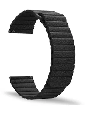 Threaded strap for classic watches - Black 20 mm