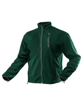 Fleece sweatshirt, green, size L