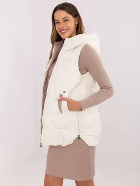Women's ecru vest