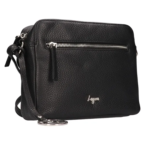 Women's leather crossbody bag BLC-23/2627 BLK