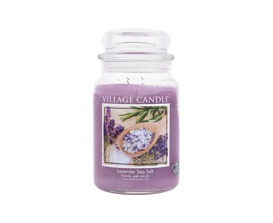 Lavender Sea Salt Scented Candle