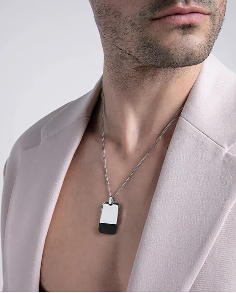 Modern steel necklace for men Magnum 75350C01000