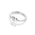 Romantic silver ring with diamond Most Loved DR241