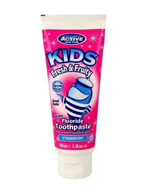 Kids Fluoride Toothpaste toothpaste for children with fluoride Strawberry 100ml