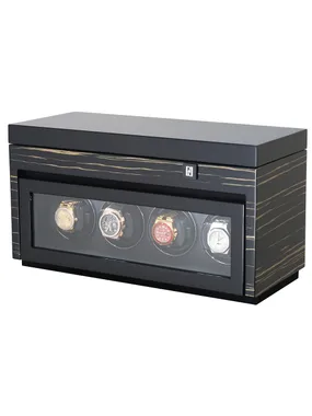 Paul Design Watch Winder Gentlemen 4+6 Black Shadow 20056
