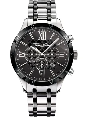 Thomas Sabo WA0139-222-203 Rebel Urban Chronograph Mens Watch 43mm 5ATM