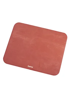 Velvet mouse pad Hama Velvet coral-red