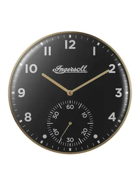 Ingersoll IC003GB Wall clock with small second in retro look 30 cm