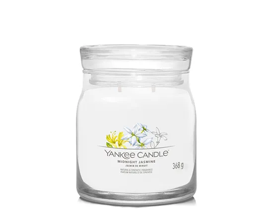 Aromatic candle Signature glass medium Midnight Jasmine 368 g