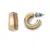 Elegant gold-plated hoop earrings Kariana SKJ1595710