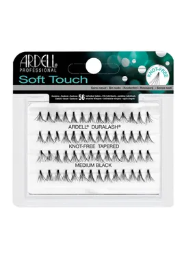 Soft Touch Knot-Free Eyelash Tufts Medium Black 56pcs.