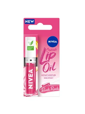Caring lip oil nurturing pink rock pink 5.5ml lip oil