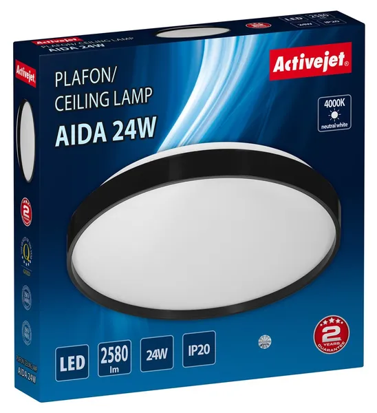 Activejet LED griestu lampa AJE-AIDA 24W