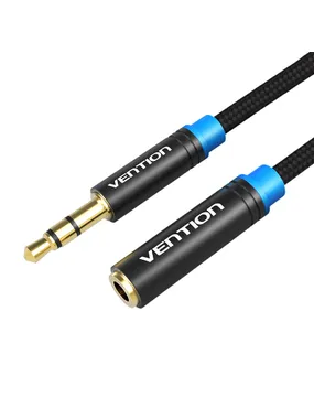 Cable Audio Braided 3.5mm male-female Vention VAB-B06-B300-M 3m Black