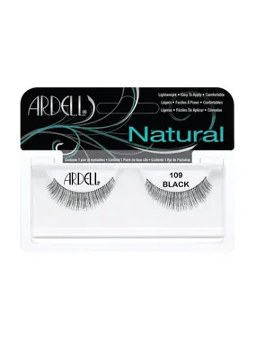 Natural 109 pair of false eyelashes Black