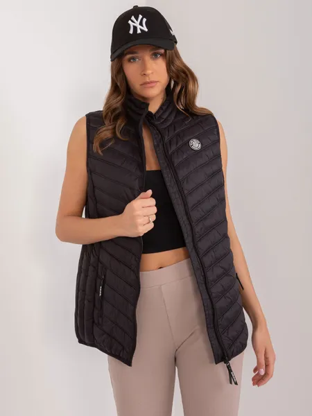 Women's black vest