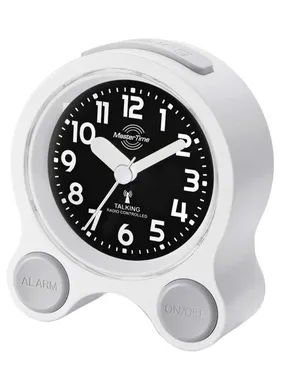 Master Time MTC-71030-12W Talking Radio Alarm Clock