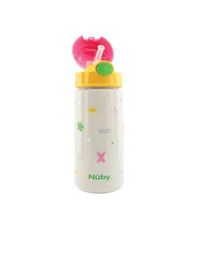 TAZA con botón y pajita blanda #surf rosa 540 ml 1 u