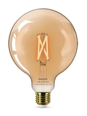 Philips Smart Filament Amber E27 G125 7 W (50 W), WW-CW