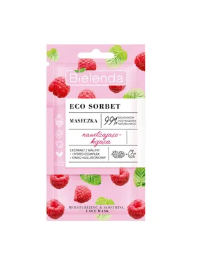 Eco Sorbet moisturizing and soothing mask Raspberry 8g