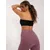 Women's dark pink leggings leggings