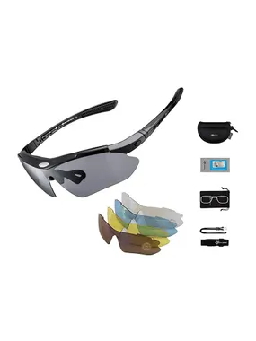 Polarized cycling glasses Rockbros 10003 (black)