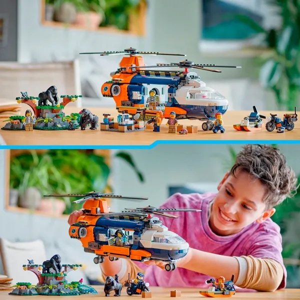 60437 City Jungle Explorer Helicopter, construction toy