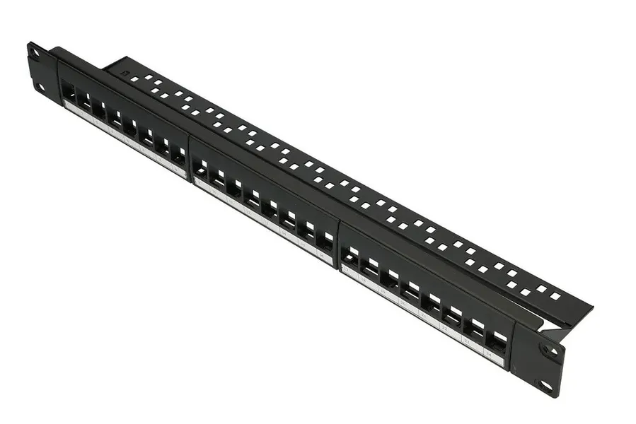 Patchpanel 24 ports UTP modular