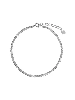 Tennis silver bracelet with cubic zirconia AJNR0001