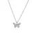 Silver Butterfly Necklace AJNA0005 (Chain, Pendant)