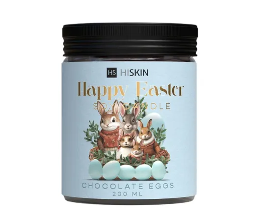 Happy easter soy candle Chocolate eggs 200ml