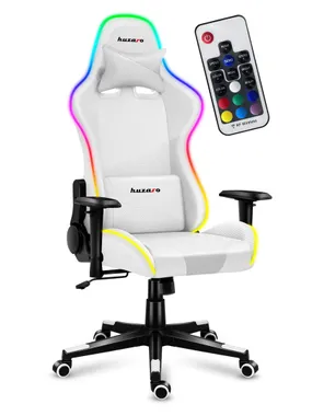 Huzaro Force 6.2 White RGB spēļu krēsls