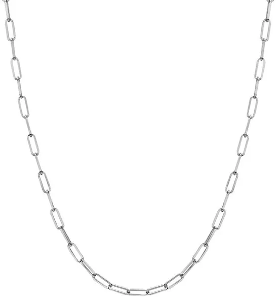 Stylish silver necklace Linked CH128