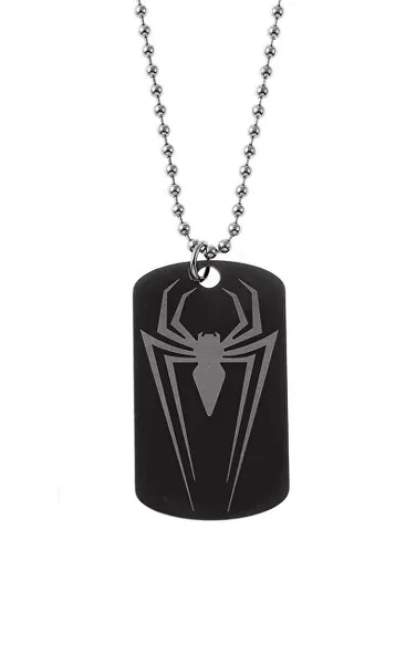 Spider Man Marvel Steel Dog Tag Necklace C600371L-M.CS