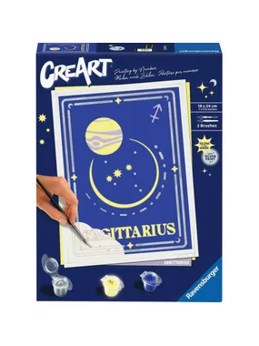 CreArt - Sagittarius zodiac sign, painting