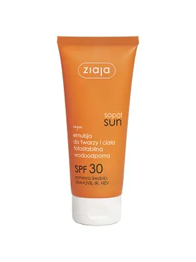 Tanning milk for face and body SPF 30 100ml