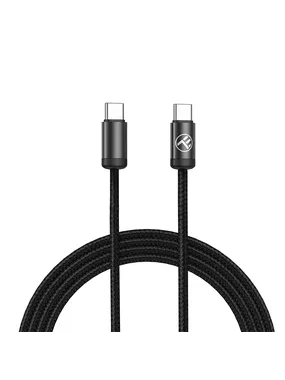 Tellur Minimalist USB-C to USB-C Cable 3A 1m Black