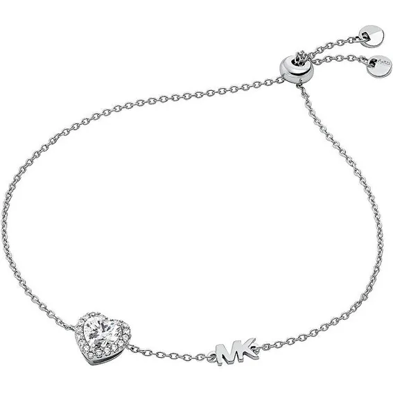 Charming Silver Heart Bracelet Premium MKC1518AN040